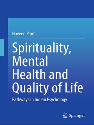 cover image of Spirituality, Mental Health and Quality of Life